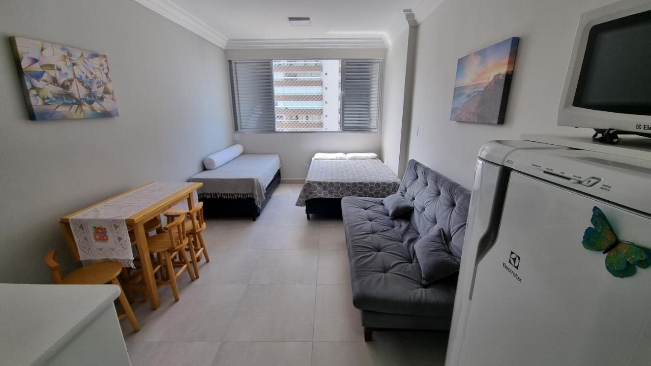 Apartamento Kit Praia Grande Na Guilhermina Frente Mar Apartment ภายนอก รูปภาพ