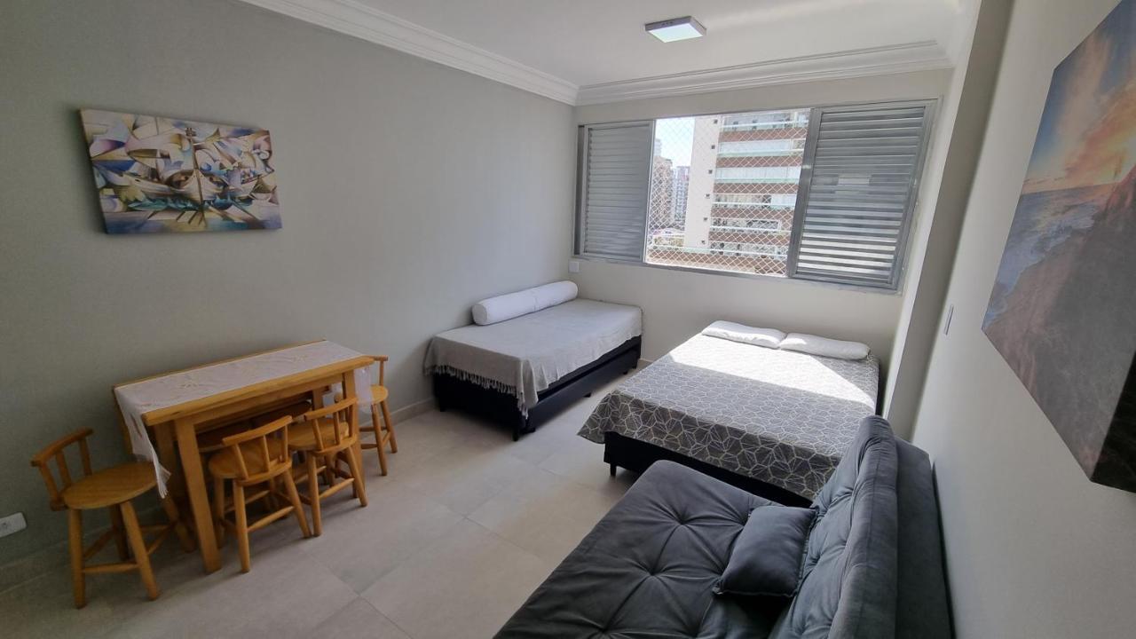 Apartamento Kit Praia Grande Na Guilhermina Frente Mar Apartment ภายนอก รูปภาพ