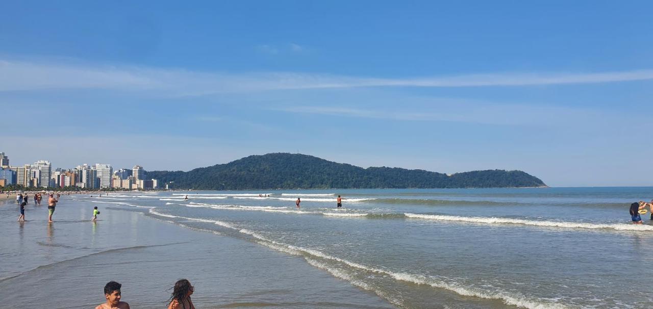 Apartamento Kit Praia Grande Na Guilhermina Frente Mar Apartment ภายนอก รูปภาพ