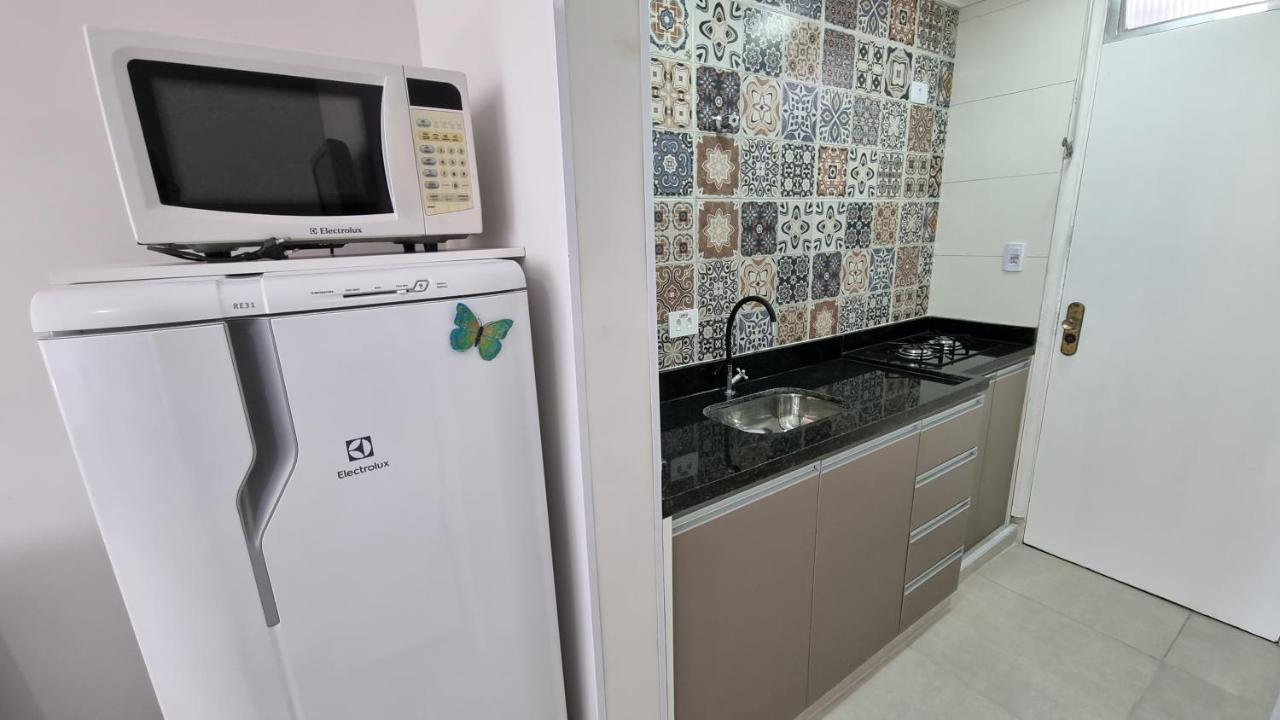 Apartamento Kit Praia Grande Na Guilhermina Frente Mar Apartment ภายนอก รูปภาพ