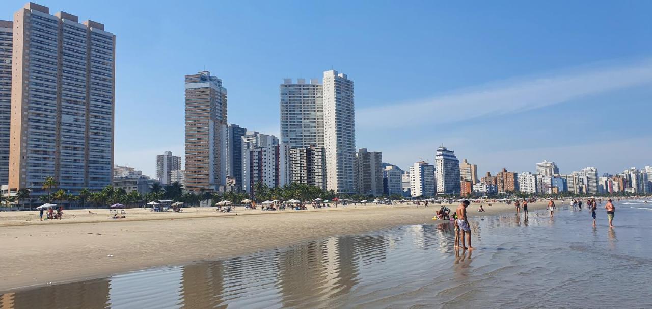 Apartamento Kit Praia Grande Na Guilhermina Frente Mar Apartment ภายนอก รูปภาพ