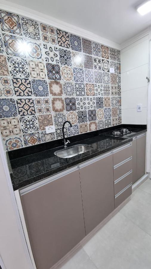 Apartamento Kit Praia Grande Na Guilhermina Frente Mar Apartment ภายนอก รูปภาพ