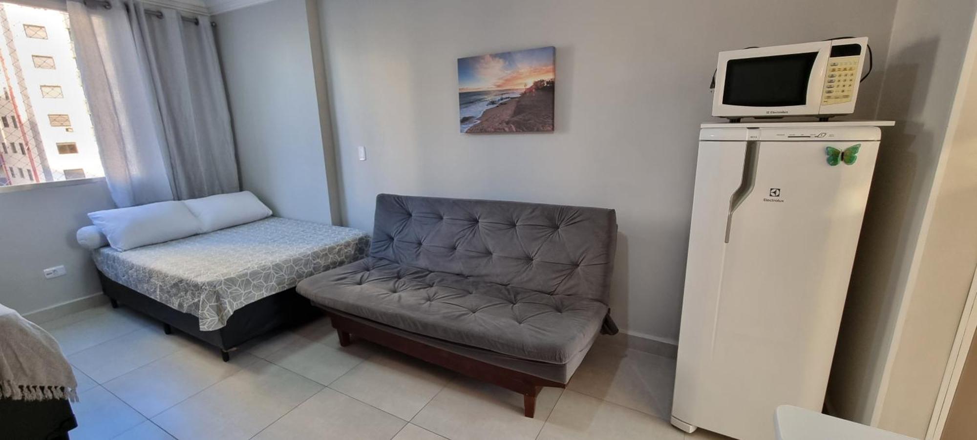 Apartamento Kit Praia Grande Na Guilhermina Frente Mar Apartment ภายนอก รูปภาพ