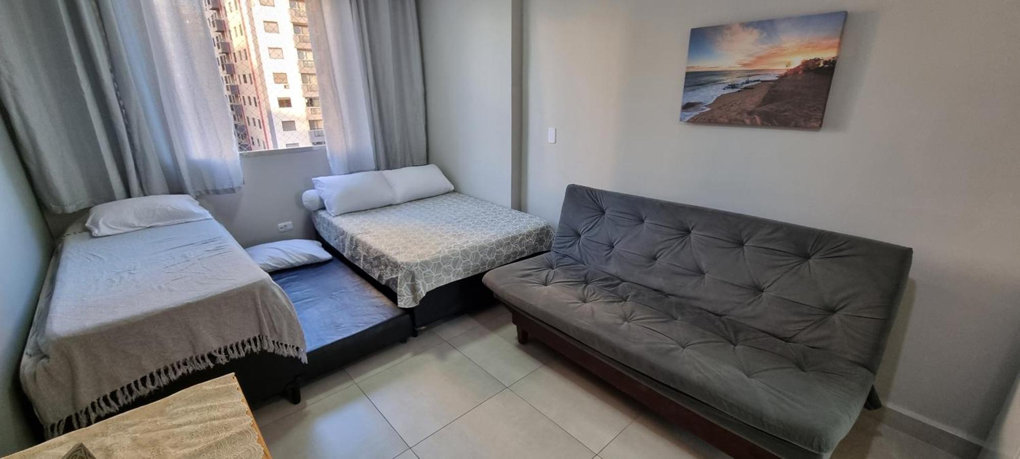 Apartamento Kit Praia Grande Na Guilhermina Frente Mar Apartment ภายนอก รูปภาพ